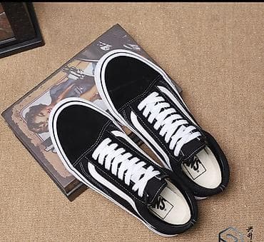 вансы кеды: Мужские кроссовки, 39.5, 39, 40, Vans, Новый, цвет - Черный, Платная доставка, Самовывоз — 3