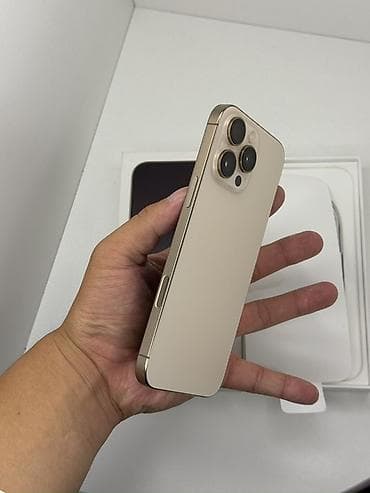 mac studio: IPhone 16 Pro Max, Б/у, 512 ГБ, Desert Titanium, Коробка, Кабель, 96 % — 6