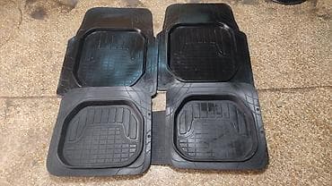 купить коврики резиновые в машину: Резиновые Полики Для салона цвет - Черный, Б/у, Самовывоз — 2