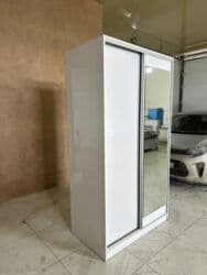 бу мебели: Кийим салуучу шкаф, Колдонулган, Түз, ЛДСП — 2