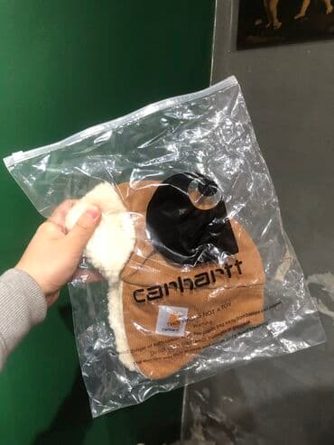 carhartt: Детская вельветовая шапка ушанка Carhartt! Новые, стильные, легкие и — 3