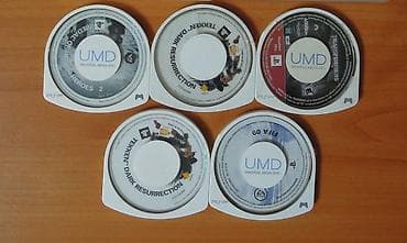 Игры для PlayStation: UMD диски для PSP
в коробке по 500
без коробки по 300 — 2