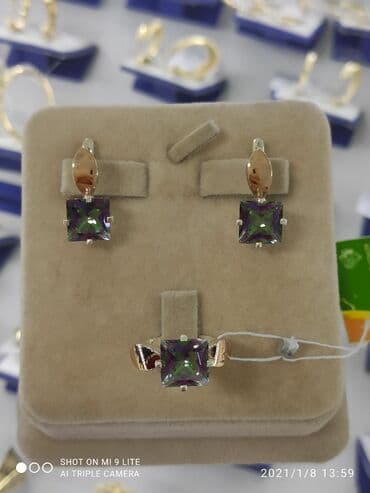 свадебные наборы ручной: Набор украшений, Проба 925, Женские, Новый — 3