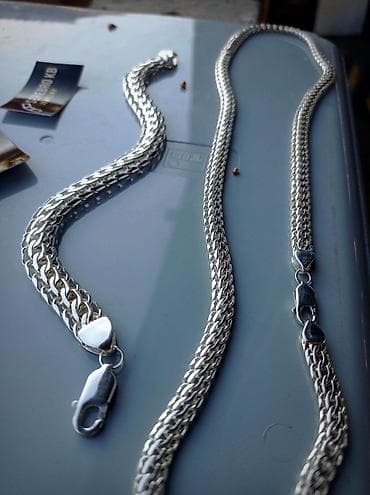 Жеке буюмдар: Чынжыр, Үлгүсү 925, Унисекс, Жаңы — 5