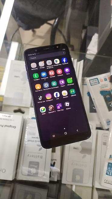 ram 8: Samsung Galaxy A6 Plus, Б/у, 64 ГБ, цвет - Синий, 2 SIM — 2