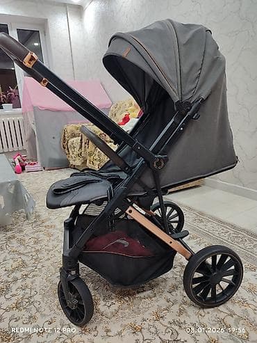 Коляска, цвет - Серебристый