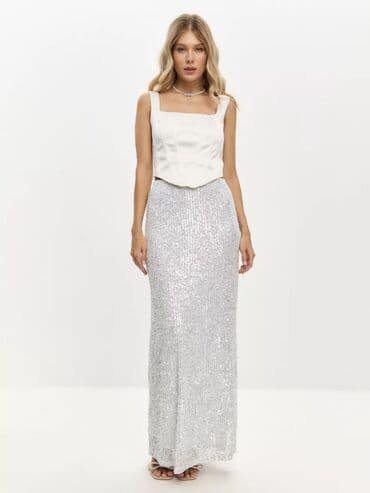 Плащи: Юбка с пайетками Размер : Стандарт Женская одежда от производителя — 3