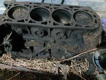 Блок цилиндров двигателя, рядный, 4‑цилиндровый, чугунный. мерс 124