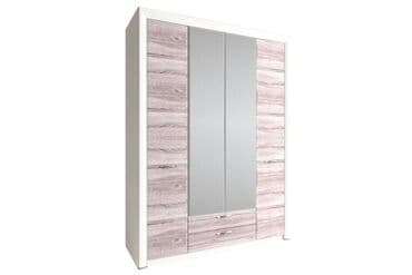 шыфонеры: Шкаф для одежды 4Д (Olivia 4D2S Z), коллекции Оливия, Дуб Анкона — 1