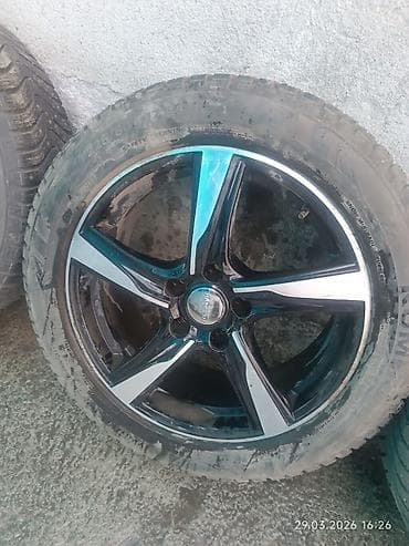 резиновые шнурки: Колеса в сборе 225 / 50 / R 17, Зимняя шипованная, Комплект, Легковые, Литые — 5