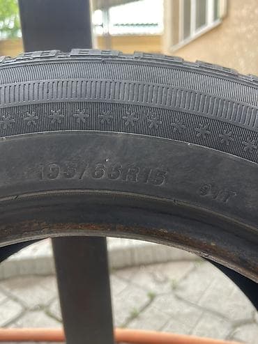 шины бу бишкек оптом: Продам 2 шины 195/65 R15, б/у. Состояние: изношены, протектор почти — 4