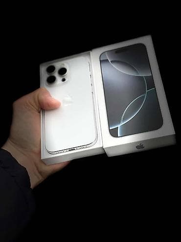 apple iphone 5s 16: IPhone 16 Pro, Б/у, 256 ГБ, White Titanium, Кабель, Коробка, 96 % — 2