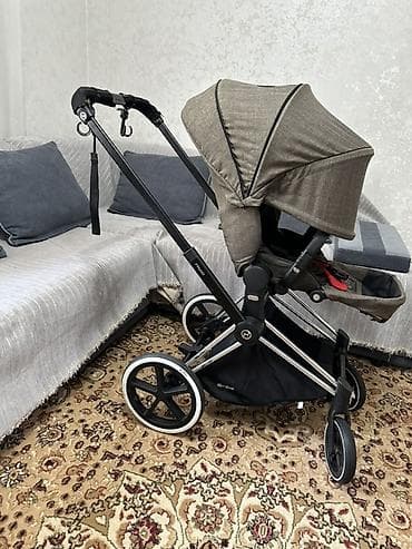 Коляски: Коляска, Cybex, цвет - Коричневый, Б/у, Самовывоз — 1