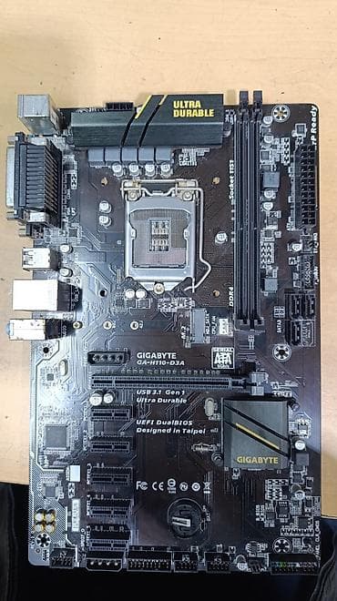 intel core i7 2600: Материнская плата, Б/у, Gigabyte, LGA1151, ATX, Для ПК — 1