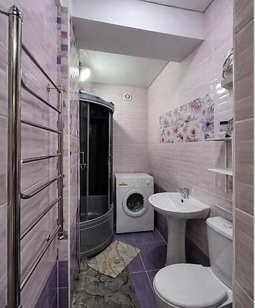 мкр джал: 2 комнаты, 55 м², 12 этаж, Евроремонт — 6