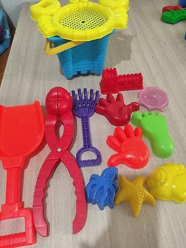 baby fox: Детские ведёрки комплект, в наличии 4 шт. Большие голубые - по 150 с — 2