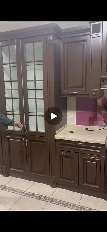 классика кухня: Классический кухонный гарнитур в кофейно-шоколадном цвете. Состав и — 3