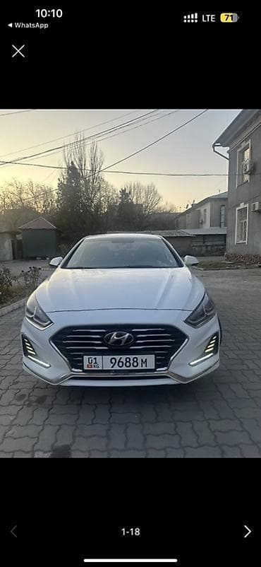 Hyundai Sonata: 2018 г., Автомат, Газ, Седан
