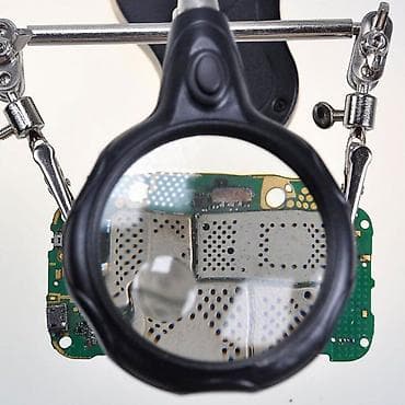 сварка аргон: Универсальная третья рука для пайки с лупой и подсветкой - Лупа на — 3