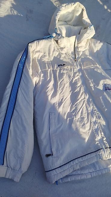 Куртки: Мужская куртка, XL, Fila, Б/у, цвет - Белый, Самовывоз — 2