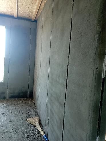 сдаем швейный цех: Штукатурка стен под правило/маяки Профессиональная механизированная и — 1