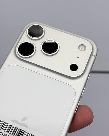 apple xr: IPhone 17 Pro, Б/у, 256 ГБ, White Titanium, Защитное стекло, Чехол, Коробка, В рассрочку, 100 % — 4