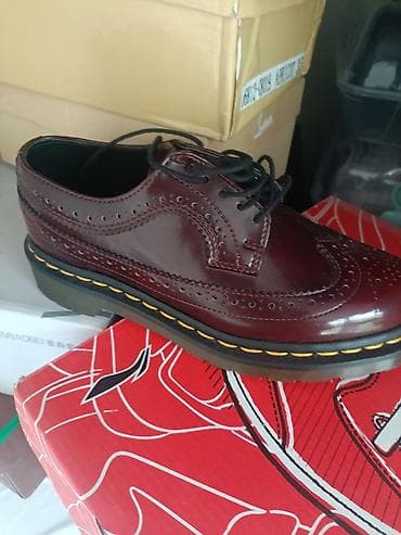 Оксфорды: Оксфорды, 32, 35.5, Dr. Martens, Новый, цвет - Коричневый, Самовывоз — 2