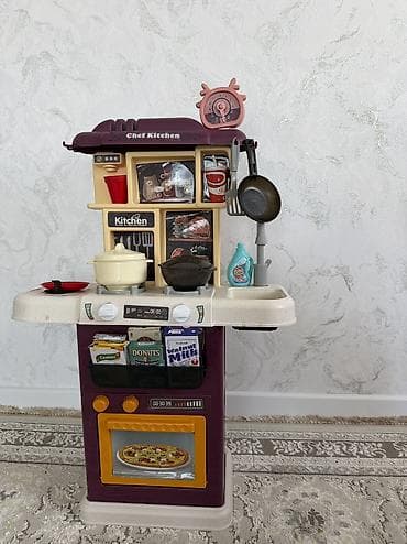 коробки: Детская игровая кухня Chef Kitchen конструкция устойчива на полу — 1