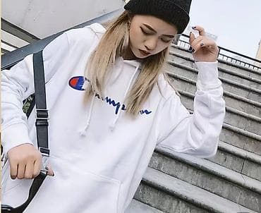 толстовка: Мужская толстовка, XL, Champion, Новый, цвет - Черный, Платная доставка — 5