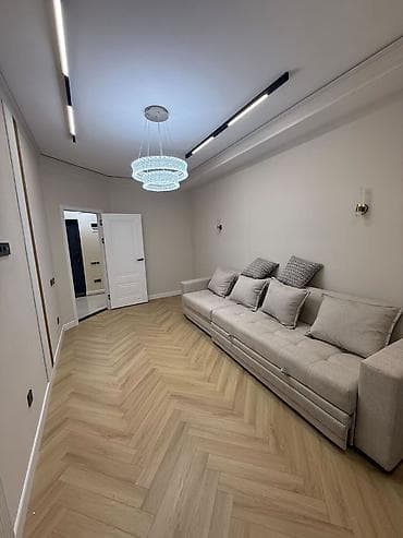 германская: 1 комната, 44 м², Асанбай мкр Элитка, 6 этаж, Дизайнерский ремонт — 7
