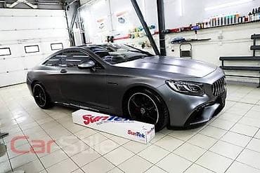 защита экрана: Оклейка автомобиля матовой антигравийной полиуретановой пленкой — 1