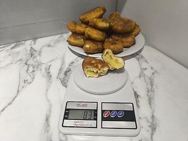 Жер-жемиштер: Домашние пирожки с картошкой и жареным луком - Начинка: пюре из — 2