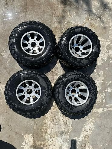 Колеса в сборе R 22, Б/у, Комплект, Внедорожные (АТ/МТ), Литые, отверстий - 4