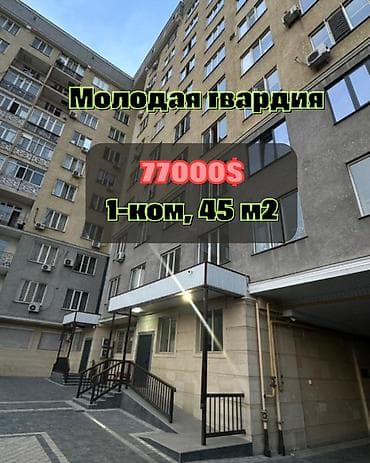 1 комната, 45 м², Элитка, 5 этаж, Евроремонт