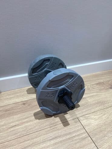 гантели для начинающих дома: Гантели 5,5 килограмм каждая 4 гири по 2,5 кг 2 грифа по 0,25 кг В — 4