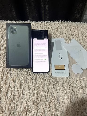 oneplus 10 pro: IPhone 11 Pro, Б/у, 256 ГБ, Matte Midnight Green, Коробка, 86 % — 3