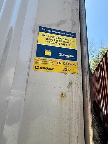 прицеп крона: Полуприцеп-тент KRONE, 2017 г. выпуска, стандарт EN 12642-XL. свежо — 4