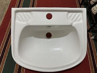 мойки: Раковина для ванной, Особенности: Глянцевое, Материал: Керамика, Размер: 40 x 40 см — 4