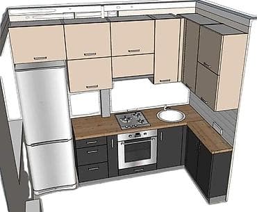 шторы для кухни бишкек: Мебель на заказ, Кухня, Кухонный гарнитур — 10