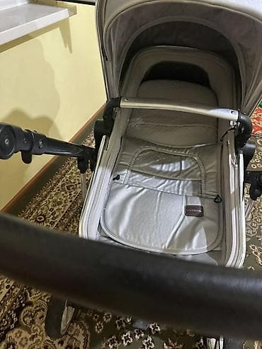 second hend: Детская коляска-люлька Luxmom (надпись на раме и вкладке). - Тип — 1