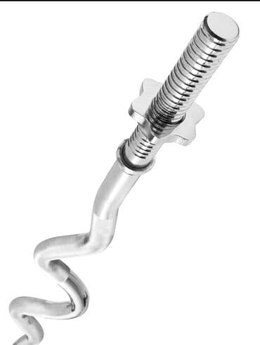 китер: Гриф для штанги Классический Z-образный длина 1,2м диаметр 28мм вес — 2