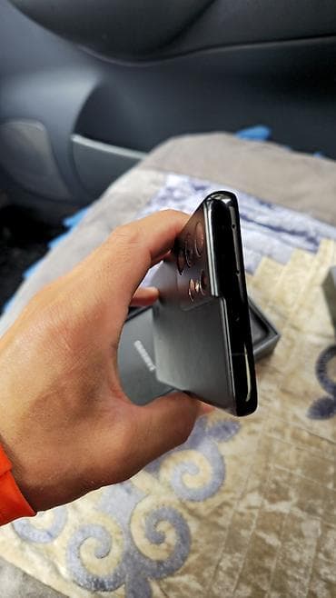 камера 4к: Samsung Galaxy S21 Ultra, Б/у, 256 ГБ, цвет - Черный, 1 SIM — 4