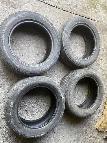 55: Шины 225 / 55 / R 17, Лето, Б/у, Комплект, Легковые, Kumho — 1