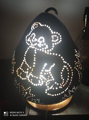 синий лампа: Светильник ночник ручная работа экологически чистыйоригинальные лампы — 13