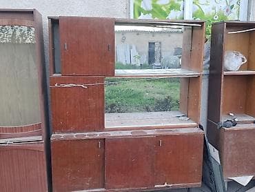 шкаф с комодом: Шифоньер, шкаф для одежды, Прямой, Другой материал — 5