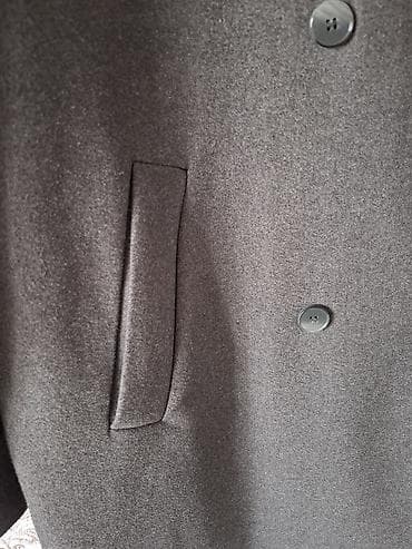 Айымдардын кийими: Женское пальто WoW, темно‑серое, классический крой. - Длина: миди. - — 1