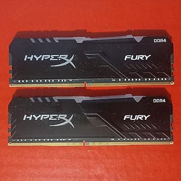 Оперативная память (RAM) для ПК, Б/у, Kingston Fury, 16 ГБ, DDR4, 3200 МГц