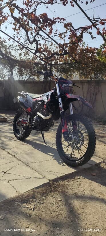 купить японский минитрактор с куном: Эндуро/кросс мотоцикл (брендовые наклейки “SHR”, “XINGUZIN”) в — 2