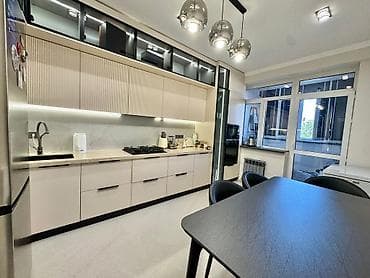 кватира жер там: 3 комнаты, 104 м², Элитка, 2 этаж, Дизайнерский ремонт — 5