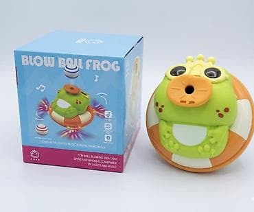 Игрушки: Игрушка “Blow Ball Frog” — забавная лягушка-сфера с эффектом парящего — 1